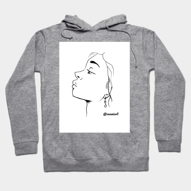 Side Profile Hoodie by Enami